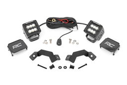 2-Inch Black Series Ditch Light Kit for 2024–2025 Toyota Land Cruiser, Rough Country 72113