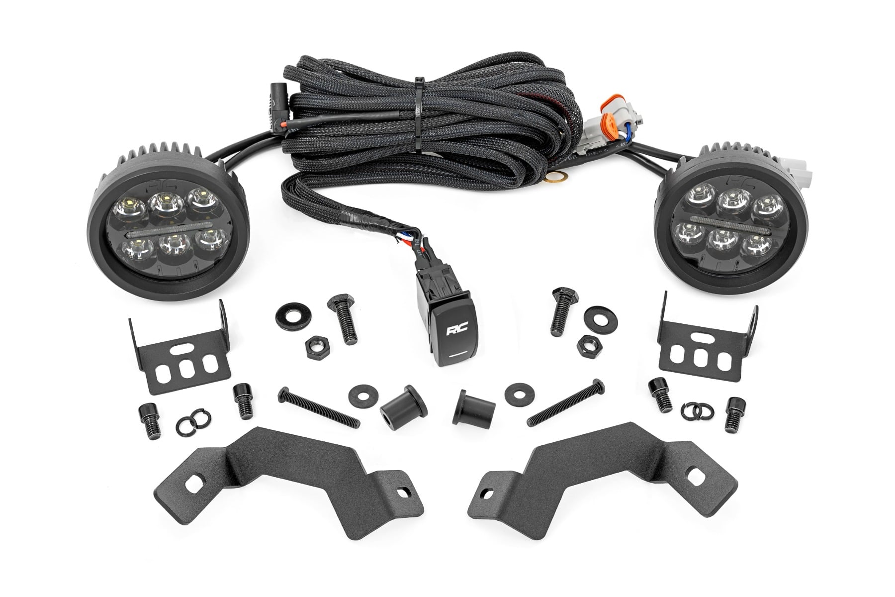 Rough Country 3.5-Inch Ditch Light Kit for Toyota Land Cruiser
