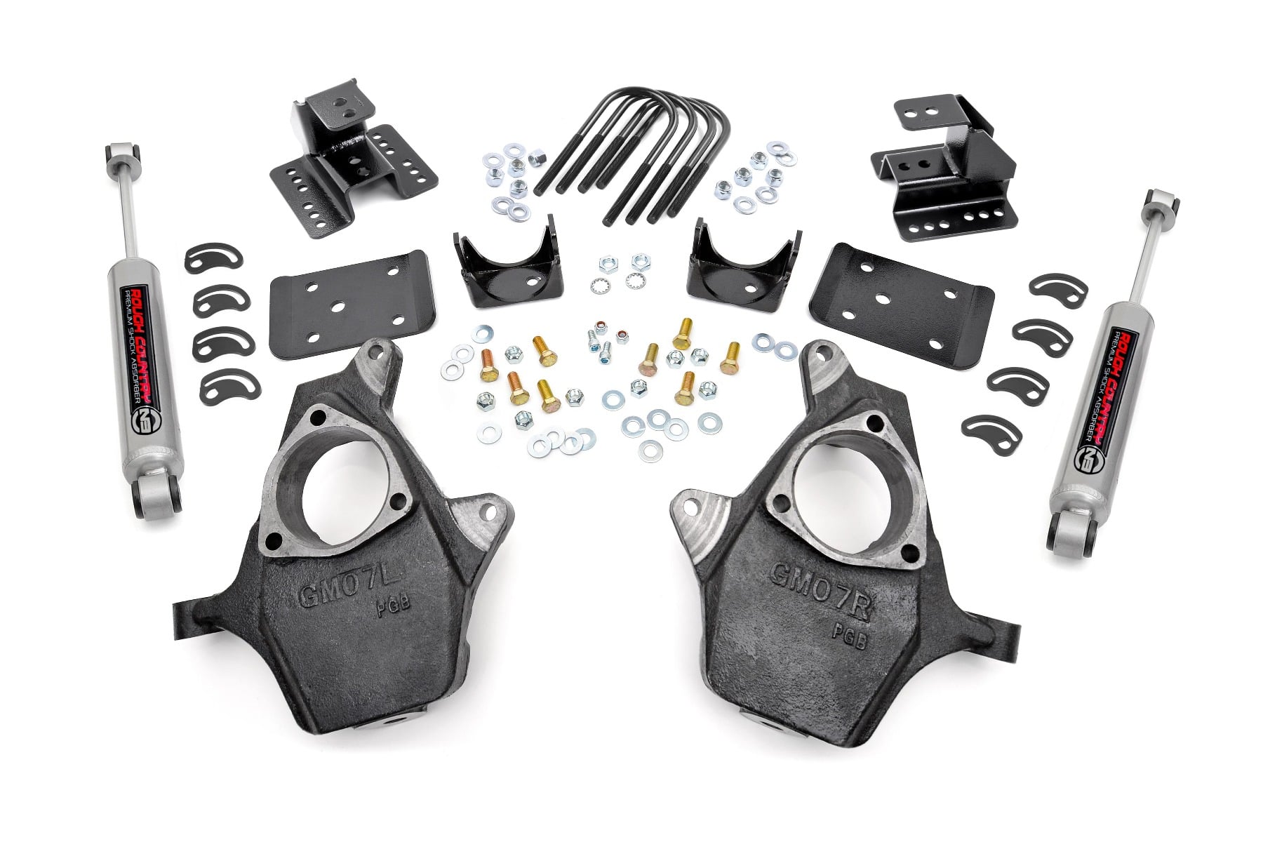 Rough Country 2/4-Inch Lowering Kit for Silverado 1500 & Sierra 1500 2WD