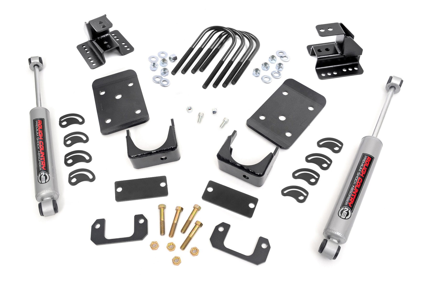Rough Country 2/4-Inch Lowering Kit for Silverado & Sierra 1500 RWD