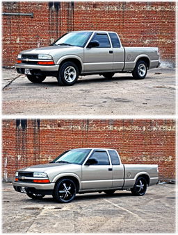 Lowering Kit with 3-Inch Rear Blocks for Chevy S10 2WD, view 4, Rough Country 727