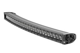 30-Inch Black Series Curved LED Light Bar with DRL, view 2, Rough Country 72730BLDRL