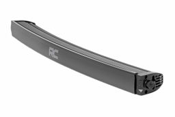 30-Inch Black Series Curved LED Light Bar with DRL, view 3, Rough Country 72730BLDRL