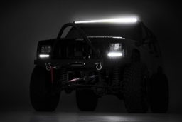 50-Inch Black Series LED Light Bar with Spot Beam, view 6, Rough Country 72750BL