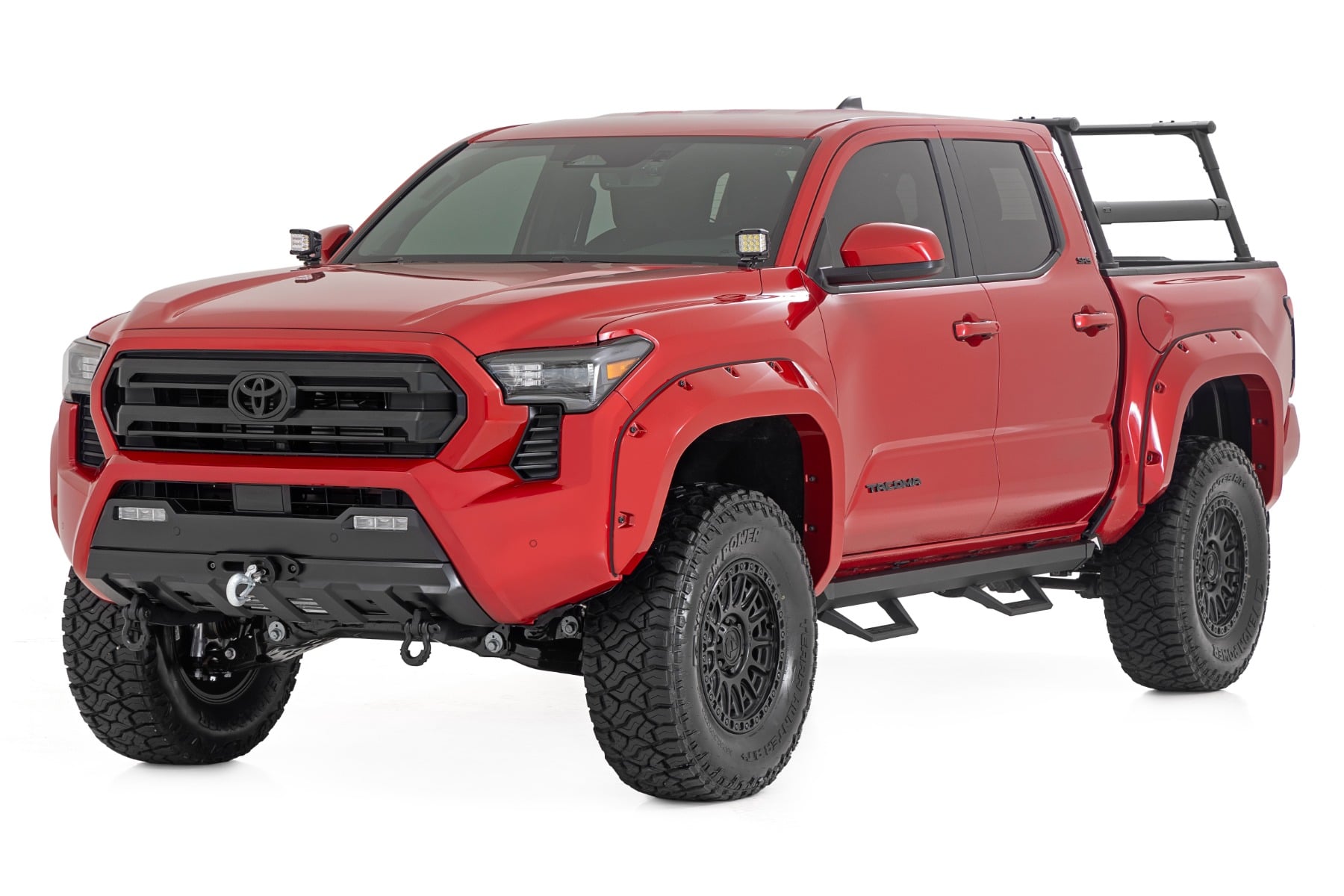 SRL2 Adjustable Aluminum Steps for Toyota Tacoma (2024-2025), Rough Country 73003