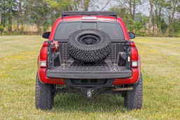 Bed-Mount Spare Tire Carrier for 2016-2023 Toyota Tacoma, view 5, Rough Country 73110