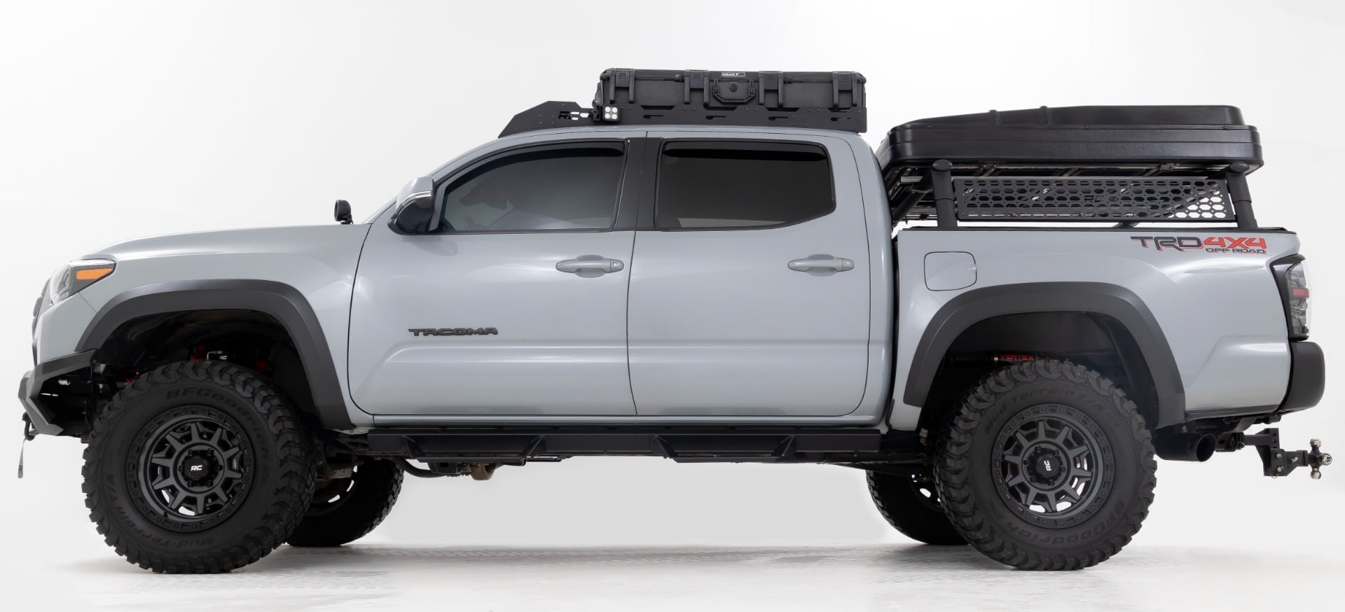Aluminum Bed Rack for Toyota Tacoma 5' Bed (2005–2021), Rough Country 73115