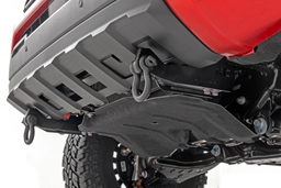 Front D-Ring Shackle Mounts for 2024–2025 Toyota Tacoma shown installed, Rough Country 73126