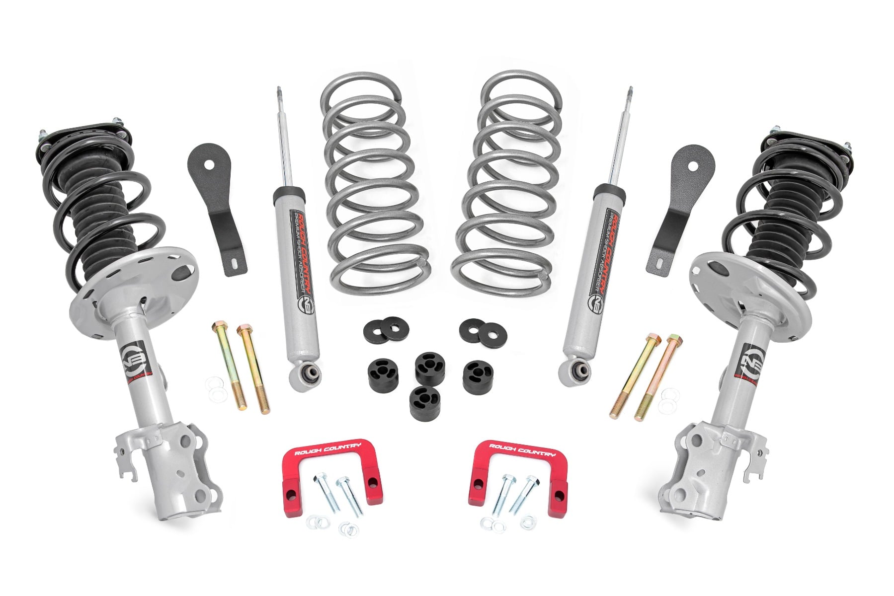 Rough Country 2.5-Inch Lift Kit with N3 Shocks for 2019–2025 Toyota RAV4