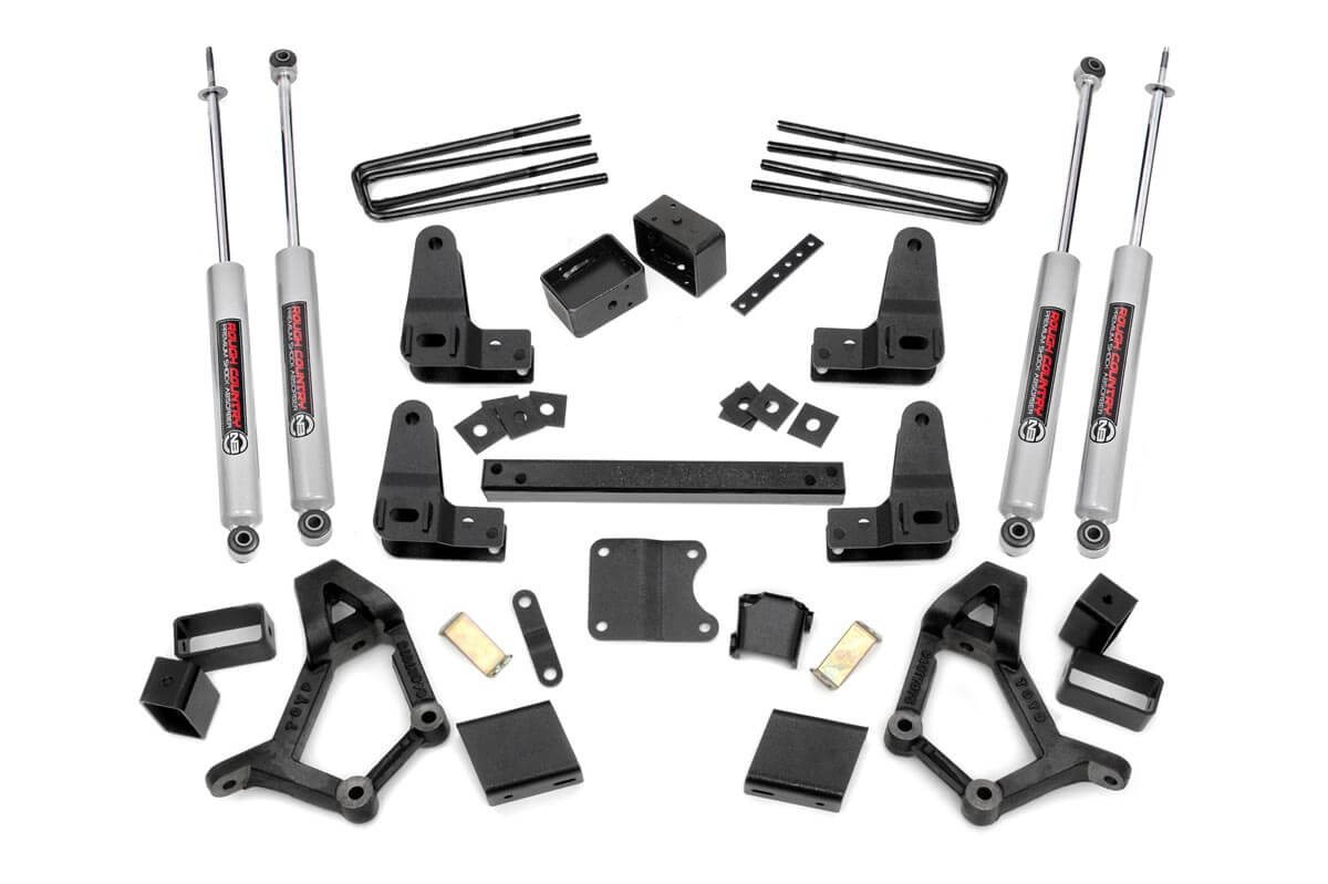 Rough Country 4-5 Inch Lift Kit with N3 Shocks for Toyota 4Runner & Pickup 4WD