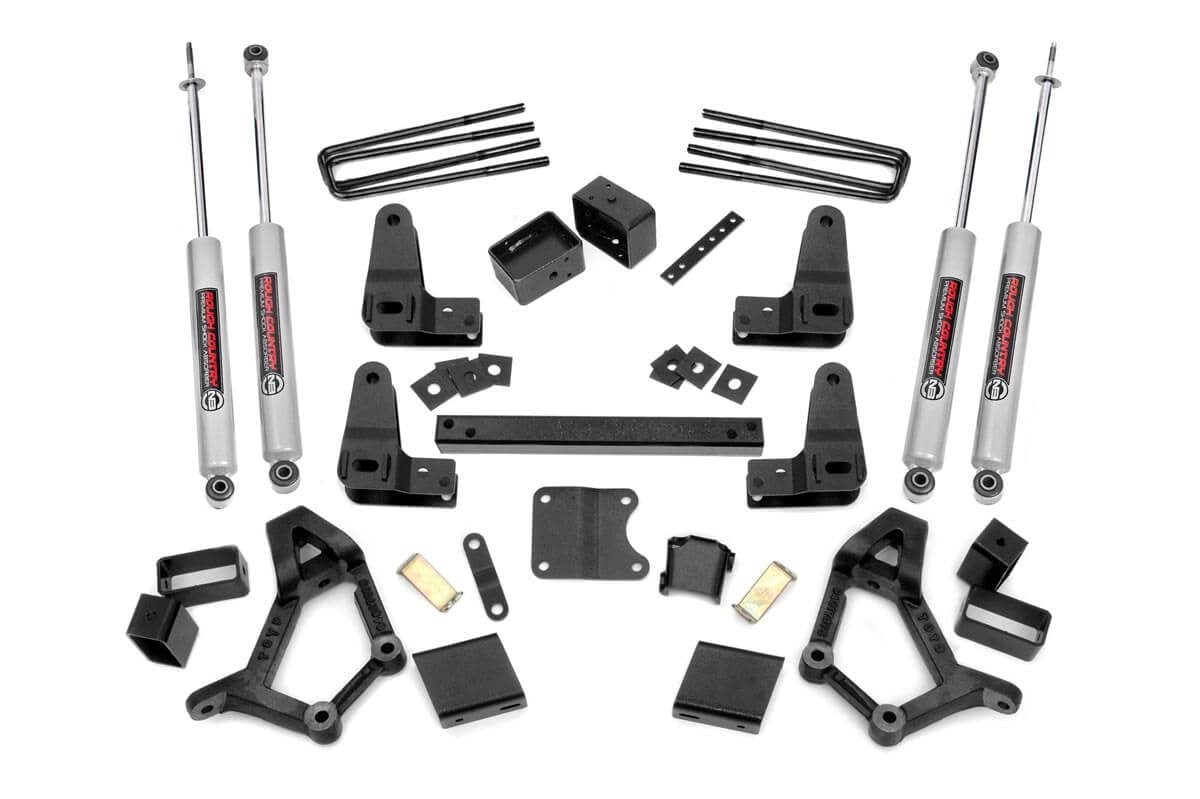 Rough Country 4-5 Inch Lift Kit with N3 Shocks for Toyota Pickup 4WD