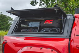 Bed Cap Side Shelf Storage Bin for Toyota Tacoma (2024-2025), view 4, Rough Country 734075
