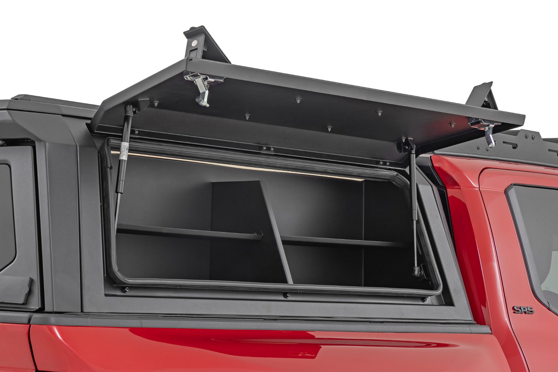 Rough Country Bed Cap Side Shelf Storage Bin for Toyota Tacoma