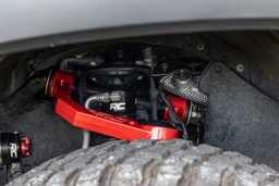 Red Forged Upper Control Arms for 3.5 Inch Lifts, view 3, Rough Country 74201ARED