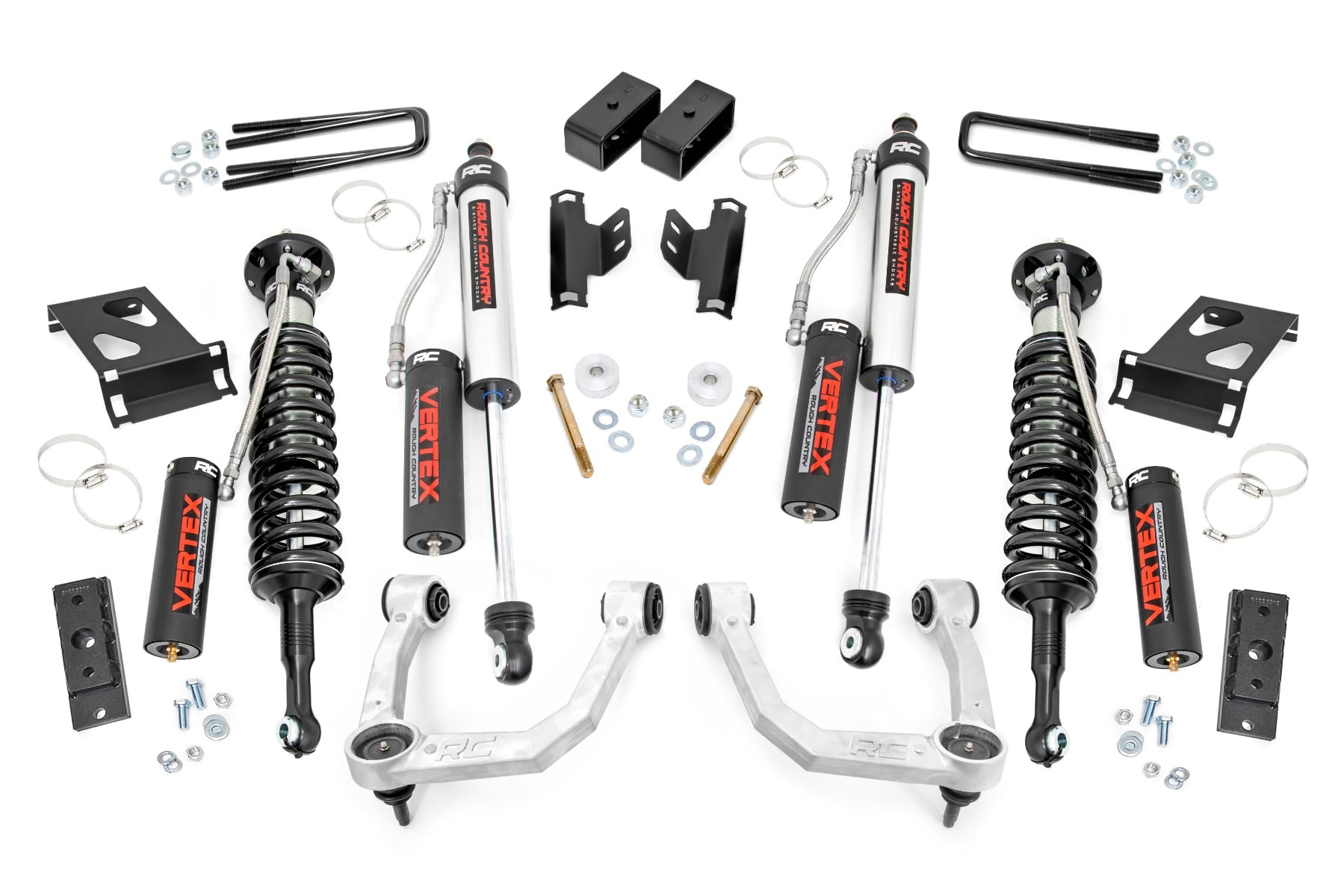 Rough Country 3.5-Inch Lift Kit with Vertex Shocks for 2005–2023 Toyota Tacoma