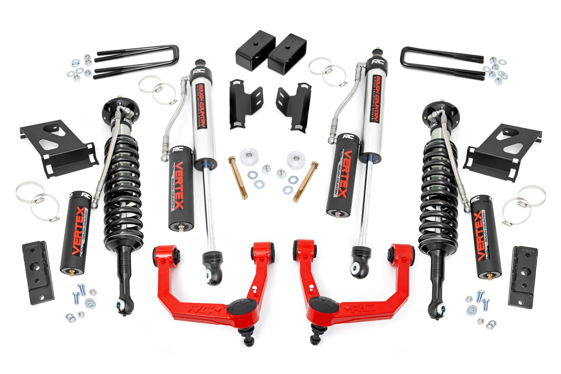 Rough Country 3.5-Inch Lift Kit with Vertex Shocks for Toyota Tacoma