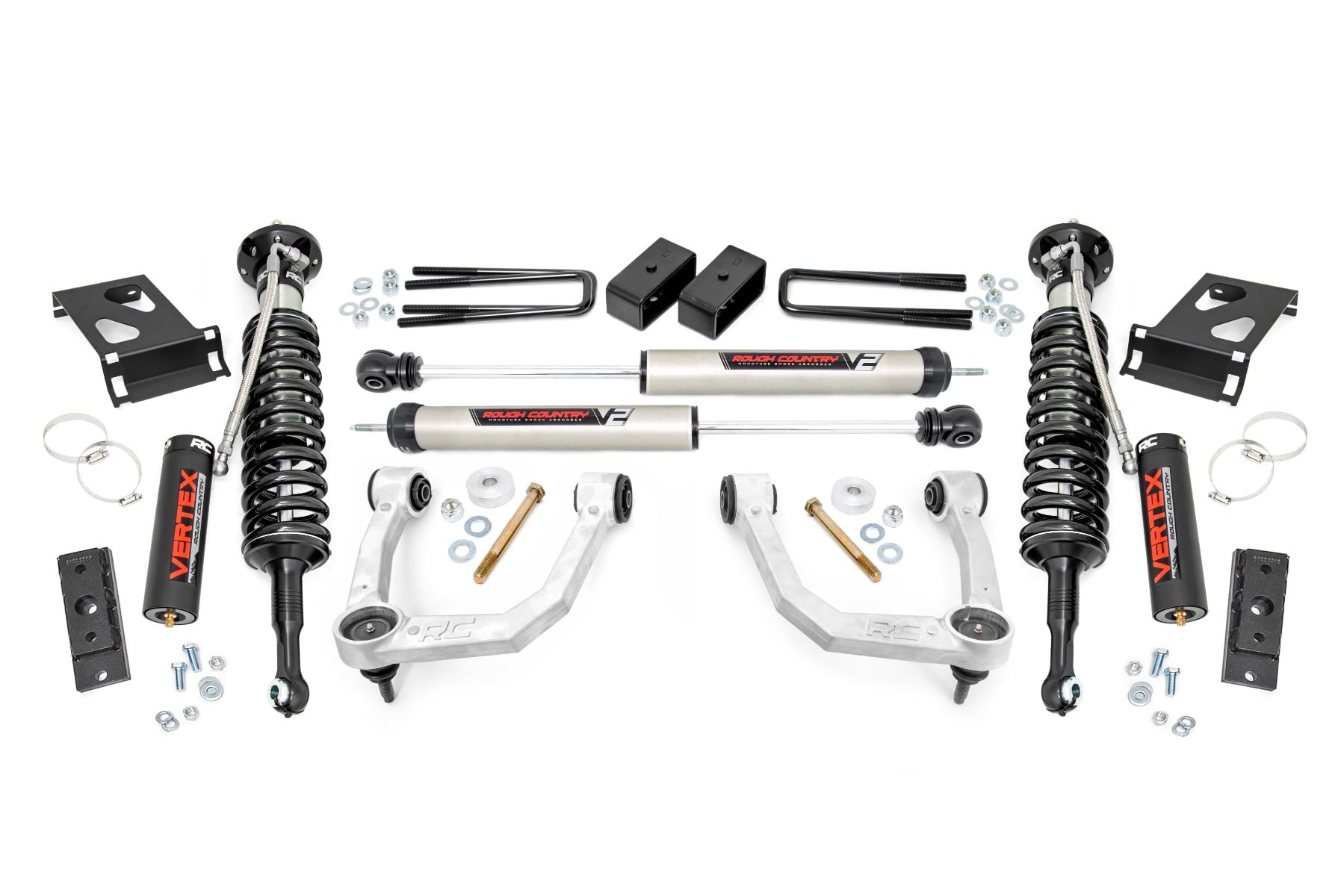 Rough Country 3.5-Inch Lift Kit with Vertex Struts for Toyota Tacoma