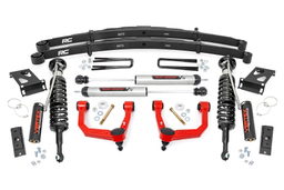 3.5-Inch Lift Kit with V2 Monotube Shocks for Tacoma 4WD, Rough Country 74258RED