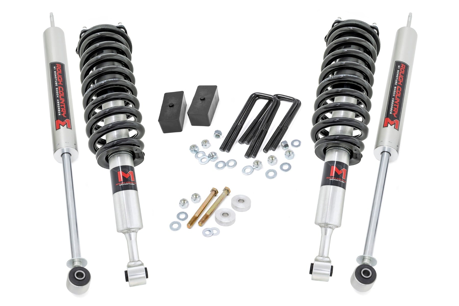 Rough Country 3-Inch Lift Kit with M1 Shocks for Toyota Tacoma 4WD