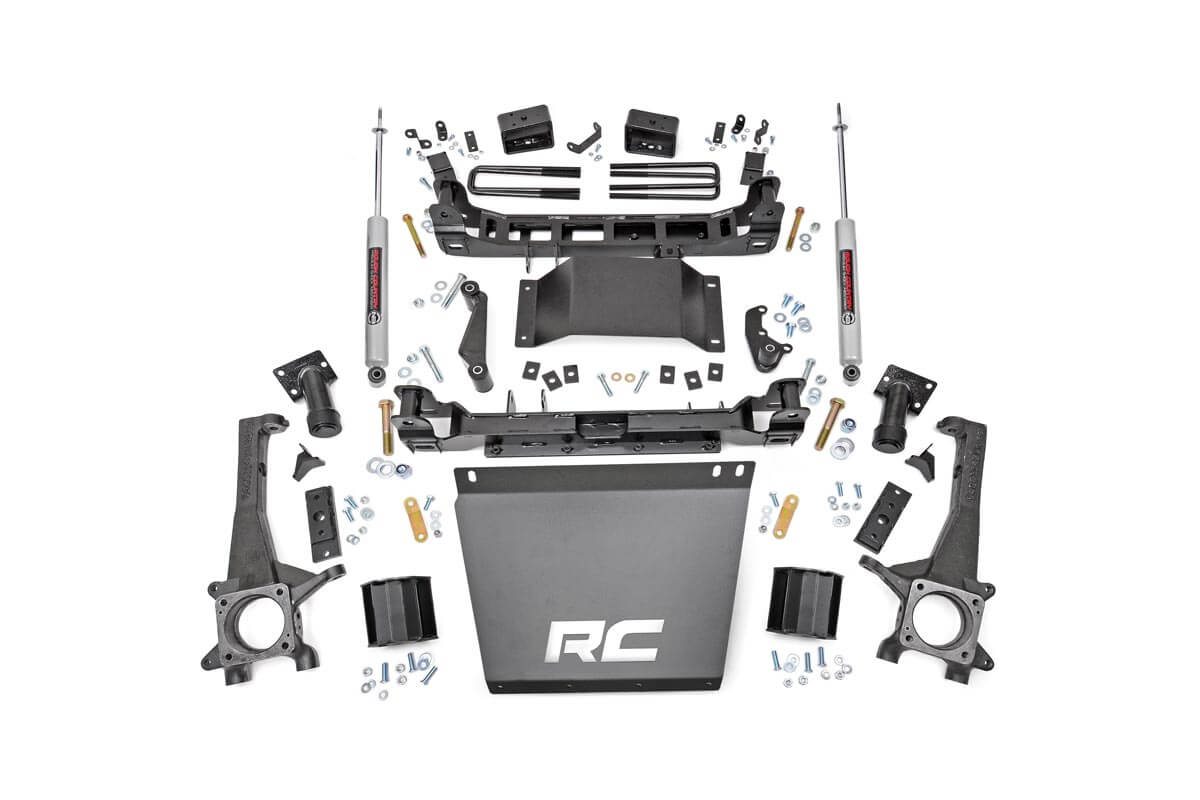 Rough Country 4-Inch Lift Kit with N3 Shocks for 2005–2015 Toyota Tacoma