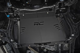 Catalytic Converter Shield for 2024–2025 Toyota Tacoma shown installed, Rough Country 75011