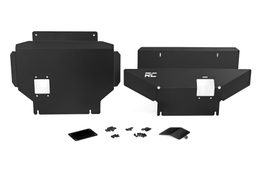 Front and Belly Skid Plate Kit for Toyota 4Runner (2025), view 3, Rough Country 75013