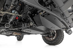 Front and Belly Skid Plate Kit for Toyota 4Runner (2025) shown installed, Rough Country 75013