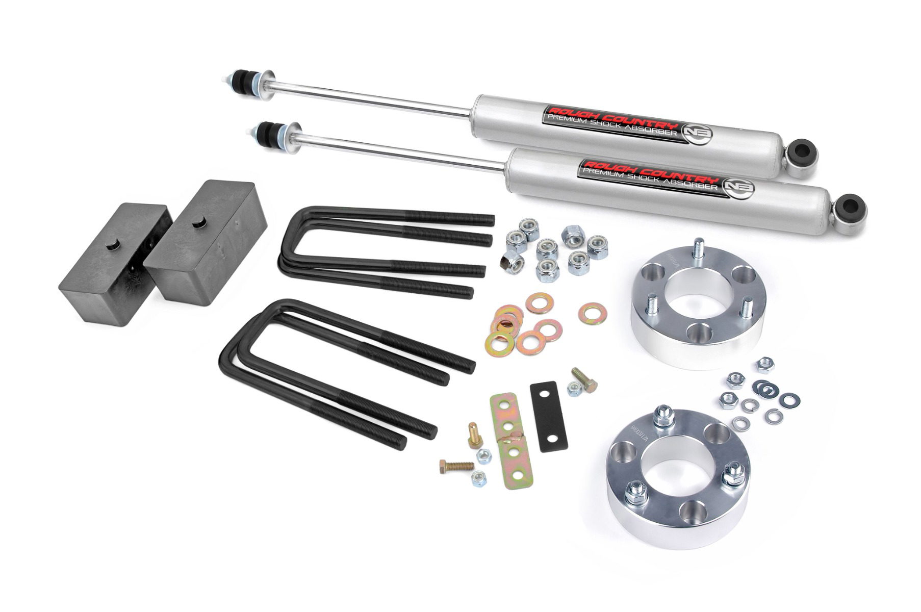 Rough Country 2.5-Inch Lift Kit with N3 Shocks for 2000–2006 Toyota Tundra