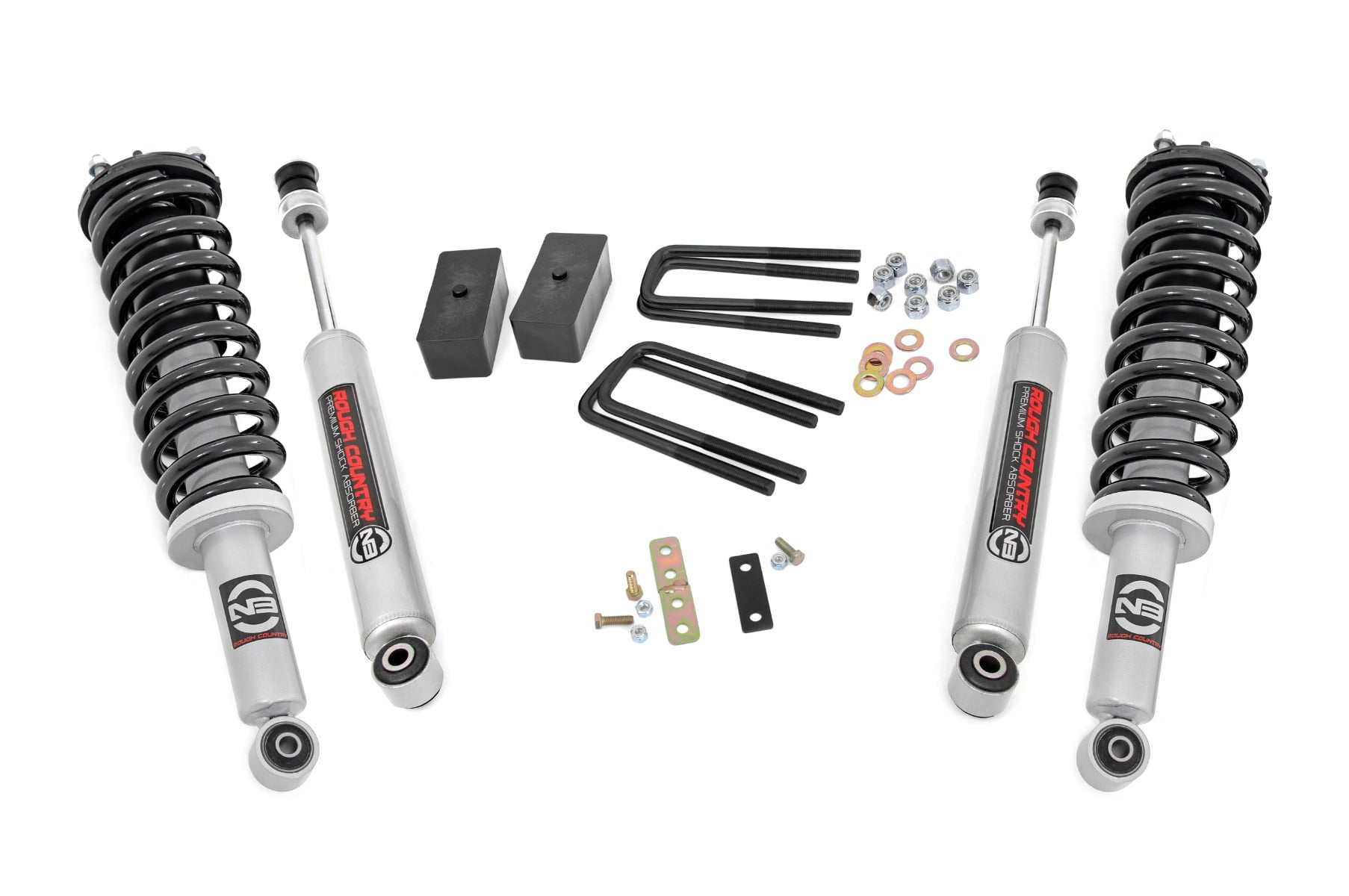 Rough Country 2.5-Inch Lift Kit with N3 Shocks for 2000-2006 Toyota Tundra 4WD