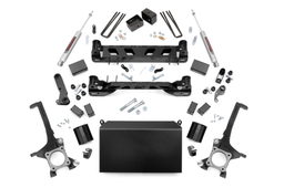 4.5-Inch Lift Kit with N3 Shocks for 2007–2015 Toyota Tundra dimension diagram, Rough Country 75330