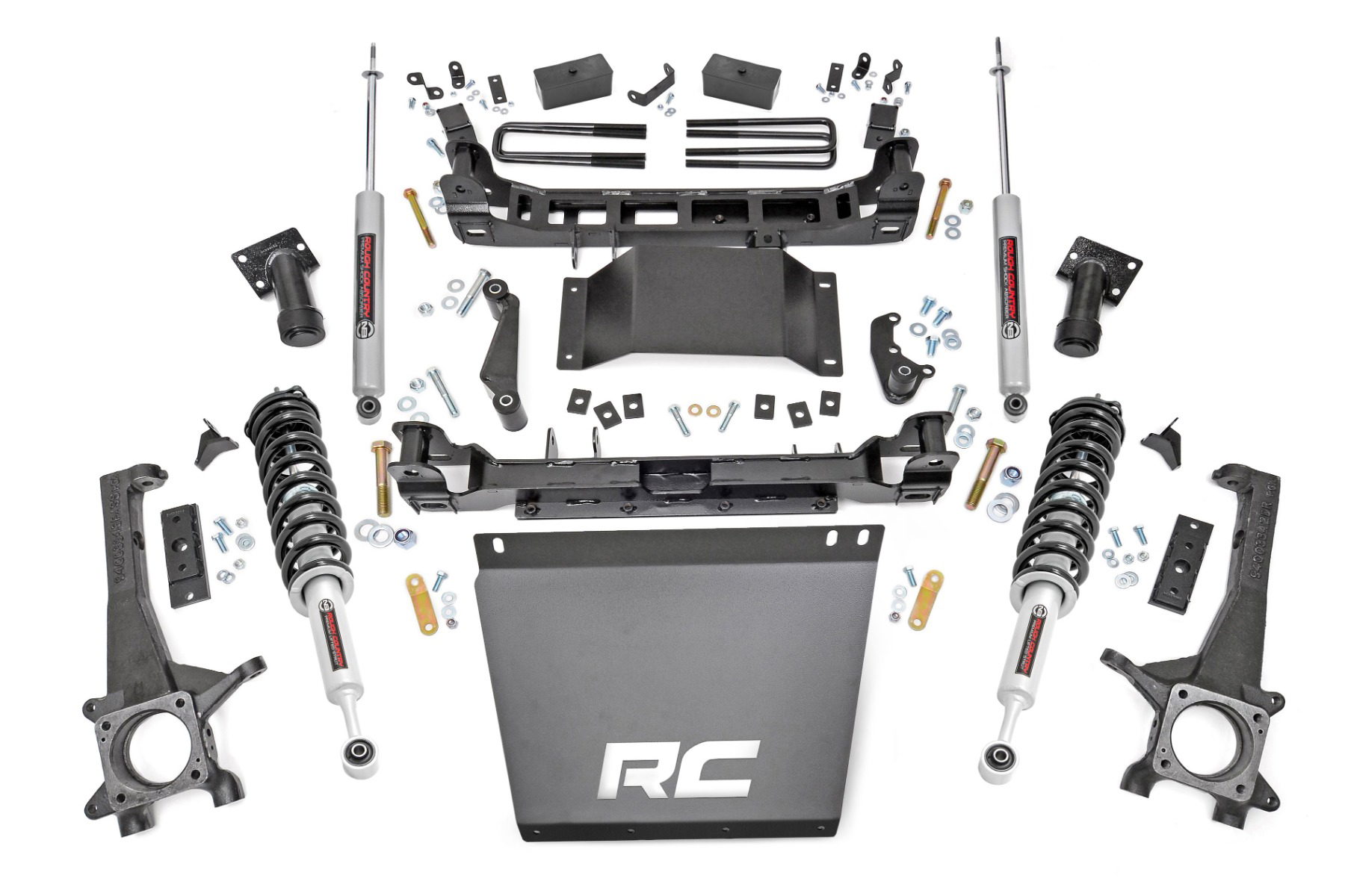 Rough Country 4-Inch Lift Kit with N3 Shocks for 2016–2023 Toyota Tacoma