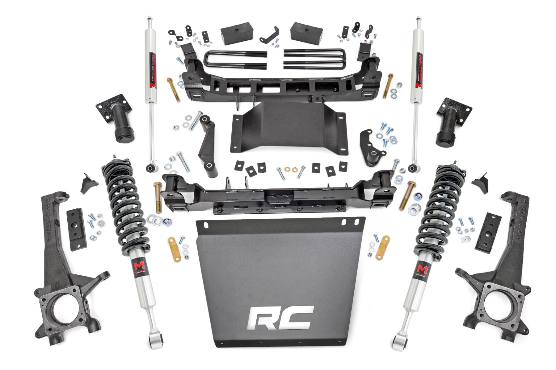 Rough Country 4-Inch Lift Kit with M1 Shocks for 2016–2023 Toyota Tacoma