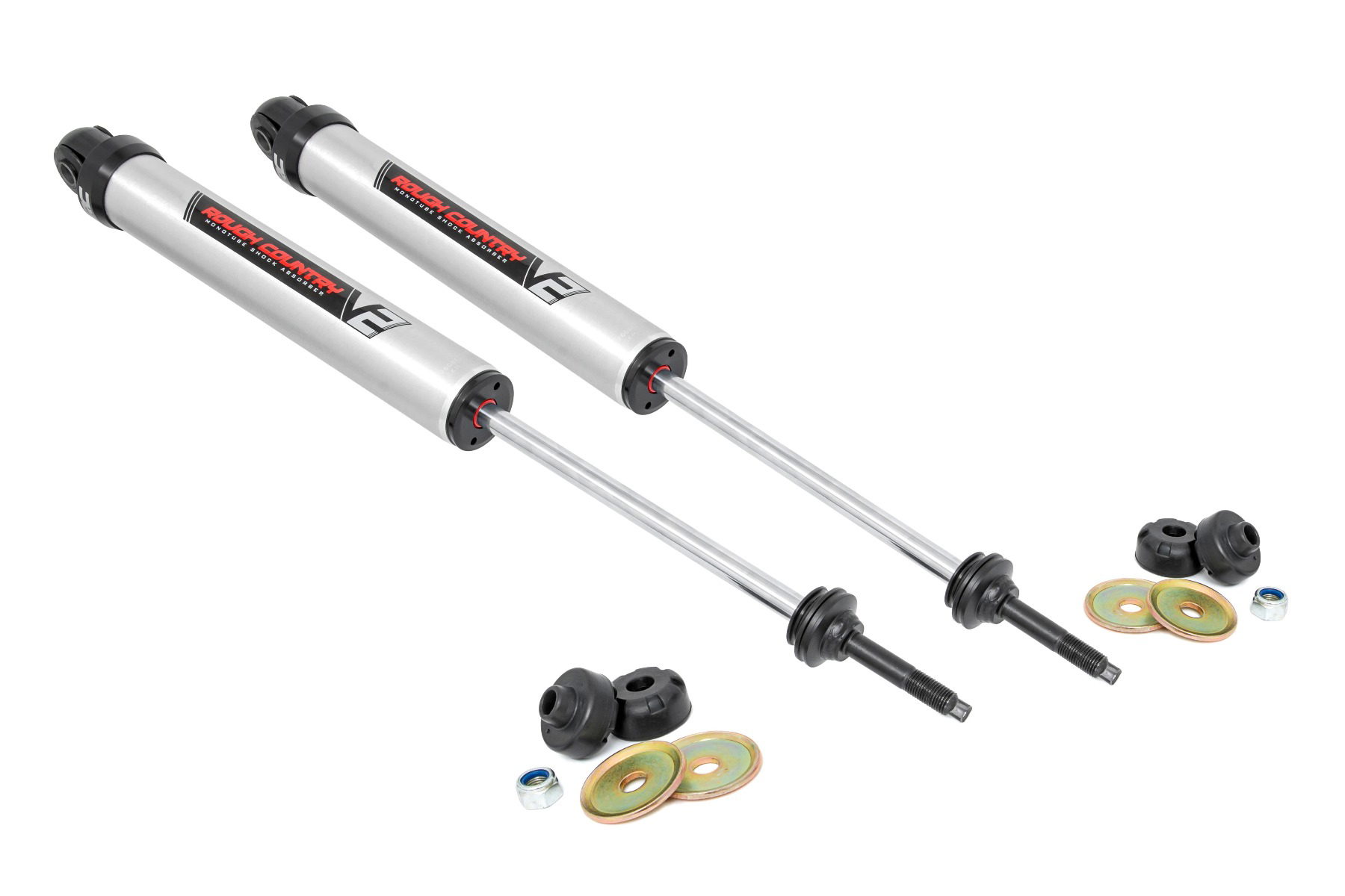 Rough Country V2 Monotube Rear Shock Pair for 2014–2025 Ram 2500