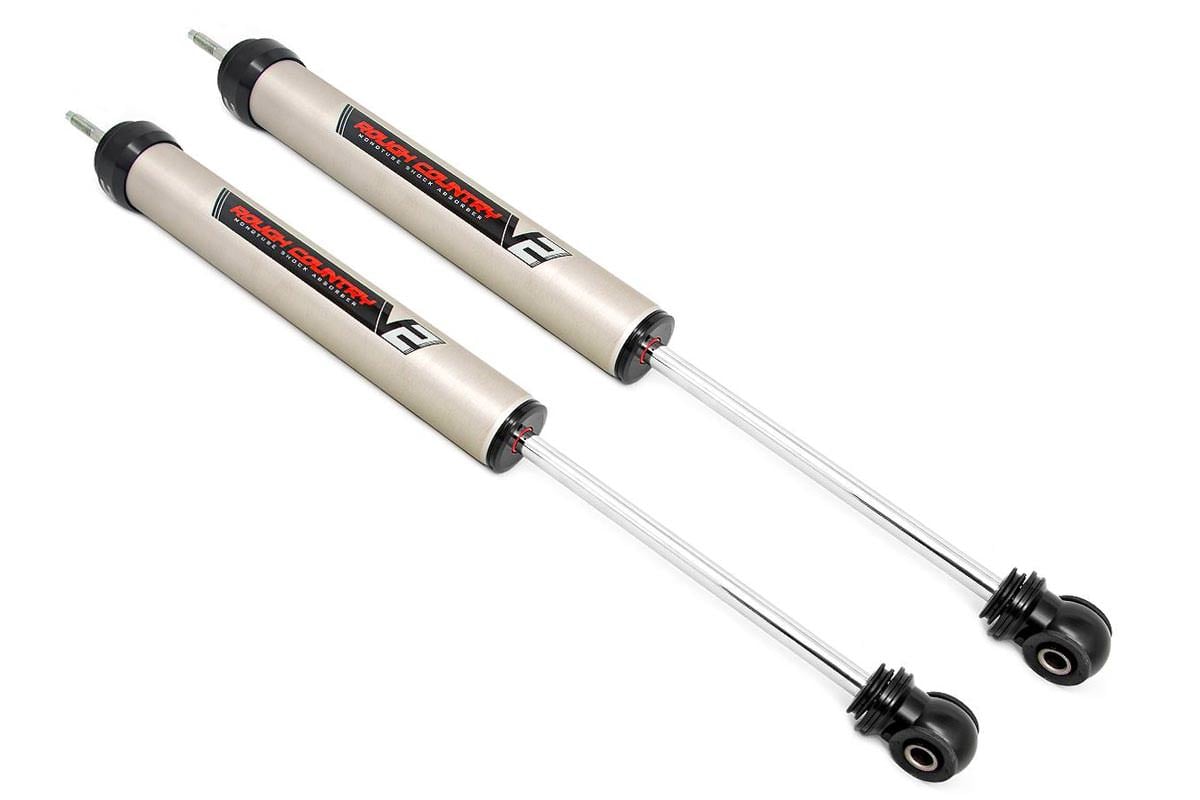 V2 Front Monotube Shocks, Nitrogen-Charged Pair — Rough Country 760839_A