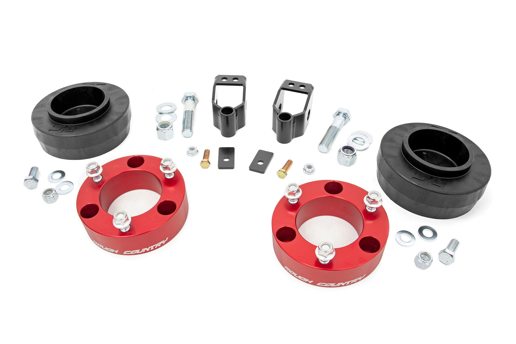 Rough Country 3-Inch Lift Kit for 2003–2009 Toyota 4Runner 4WD — Red