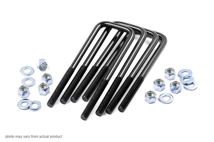 Square U-Bolts, 9/16-Inch Thread, Set of 4 — Rough Country 7660