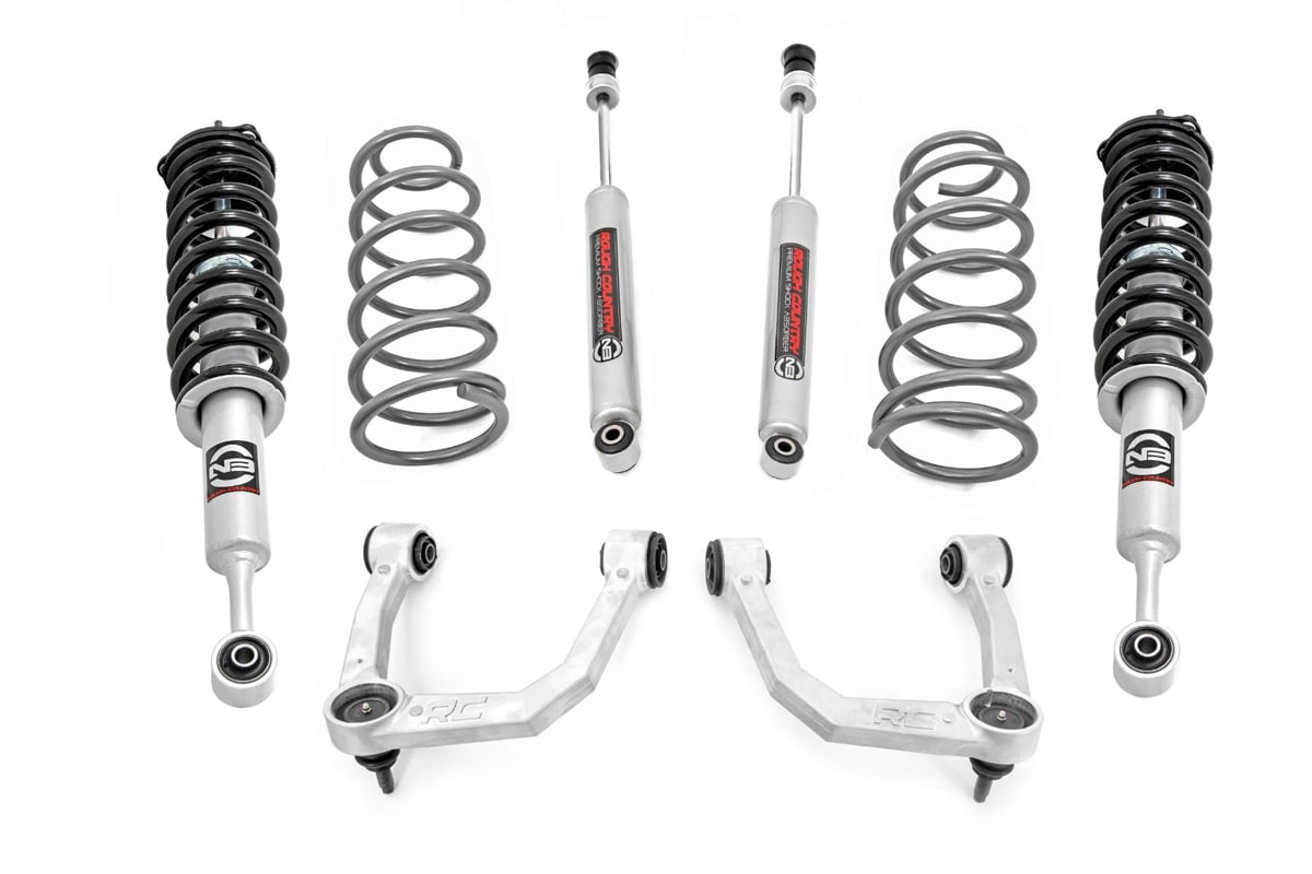 Rough Country 3-Inch Lift Kit with N3 Shocks for 2010–2024 Toyota 4Runner 4WD