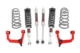 3-Inch Lift Kit with M1 Shocks for 2010-2024 Toyota 4Runner 4WD, Rough Country 76642RED
