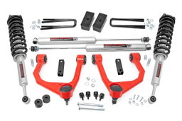 3.5-Inch Lift Kit with N3 Shocks for Toyota Tundra (2007–2021), Rough Country 76831RED