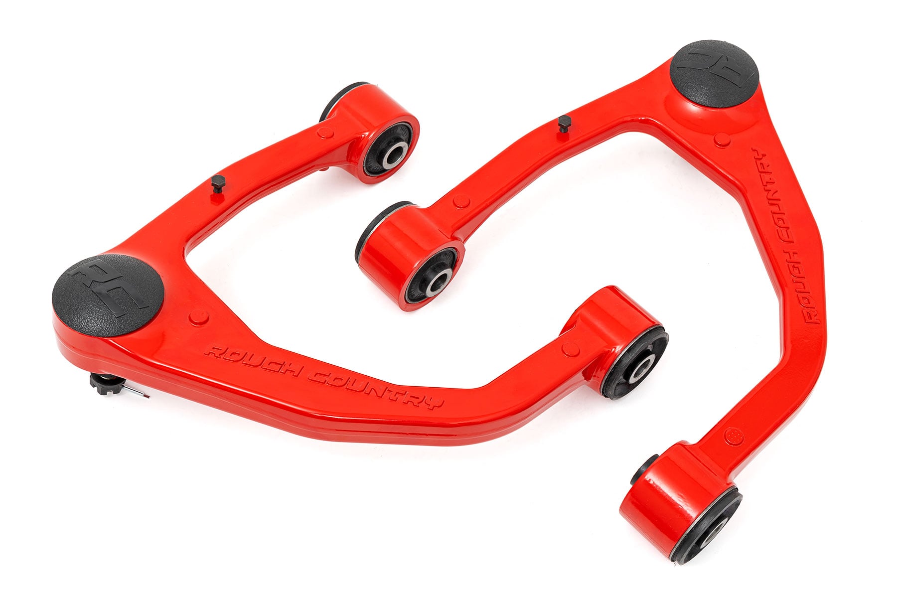 Rough Country Red Powder-Coated Forged Upper Control Arms for Tundra