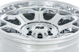 77 Series Chrome 8-Spoke Aluminum Wheel — Part 77200917C, view 5, Rough Country