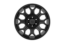 77 Series 8-Spoke Wheel in Semi-Gloss Black — Part 77201817, view 2, Rough Country