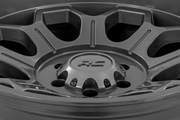77 Series 8-Spoke Wheel in Gunmetal Gray — Part 77201817G, view 6, Rough Country