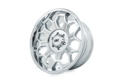 77 Series 8-Spoke Wheel in Chrome Finish, Part 77224412, view 4, Rough Country