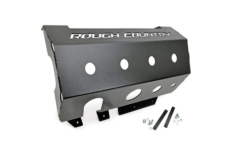 Muffler Skid Plate for 2007-2017 Jeep Wrangler (4WD/RWD), Rough Country 779
