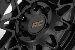 78 Series 10-Spoke Wheel in Semi-Gloss Black — Part 78170912B, view 6, Rough Country