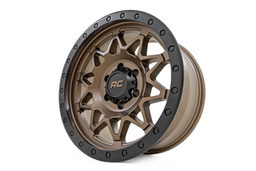 Bronze with Black Lip 78 Series 10-Spoke Wheel, view 3, Rough Country 78180911
