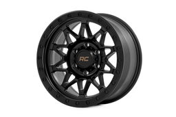 78 Series 10-Spoke Wheel, Semi-Gloss Black Finish, Rough Country 78180917B