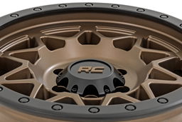 78 Series 10-Spoke Wheel — Bronze with Black Lip — Part 78181212, view 4, Rough Country