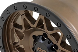 78 Series 10-Spoke Wheel — Bronze with Black Lip — Part 78181212, view 5, Rough Country